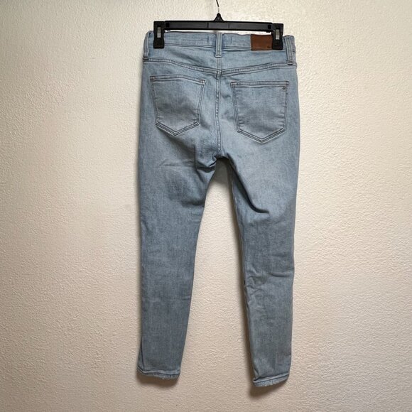 Madewell Button Fly Distressed High Rise Stretch Skinny Jeans Size 27 - Picture 9 of 9